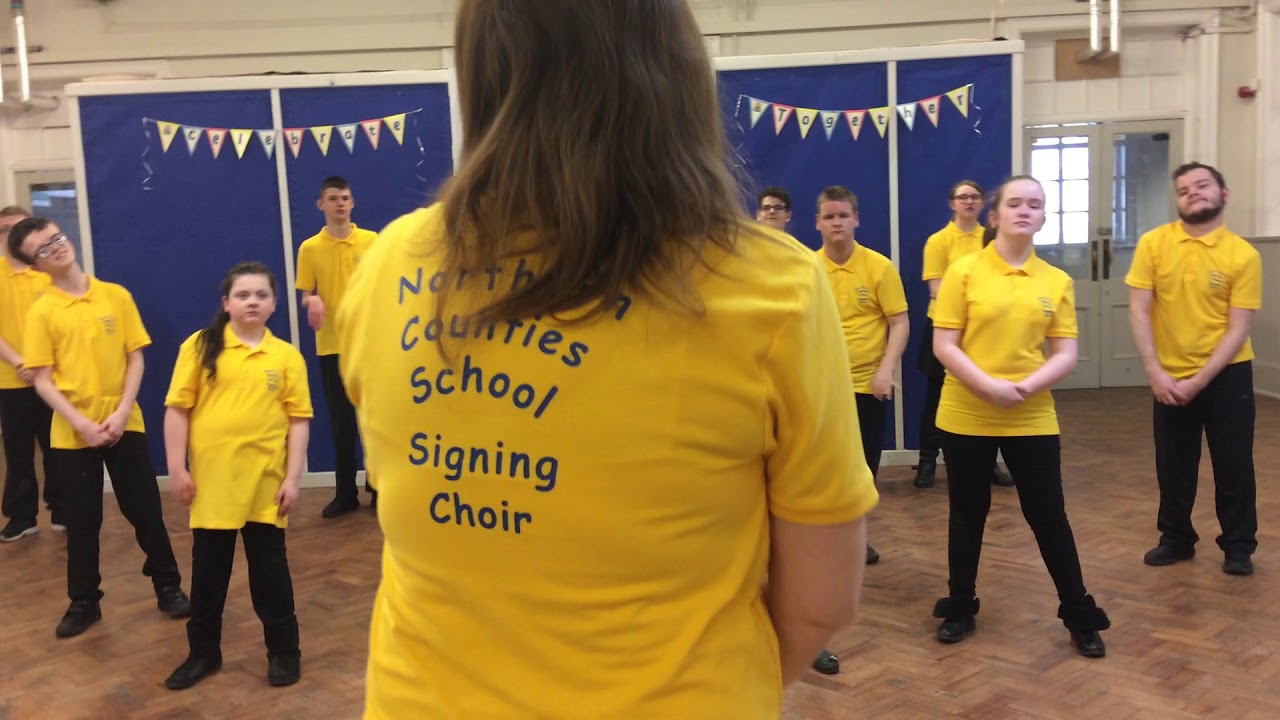 Northern Counties@percyhedley all deaf signing choir
