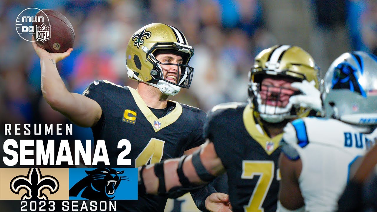 New Orleans Saints vs. Carolina Panthers | Semana 2 NFL 2023 | NFL Highlights Resumen en español