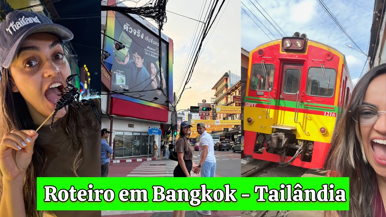 3 DIAS EM BANGKOK - TAILÂNDIA 🇹🇭 | Roteiro Completo com Mercados, Tuk-Tuk e Templos Incríveis