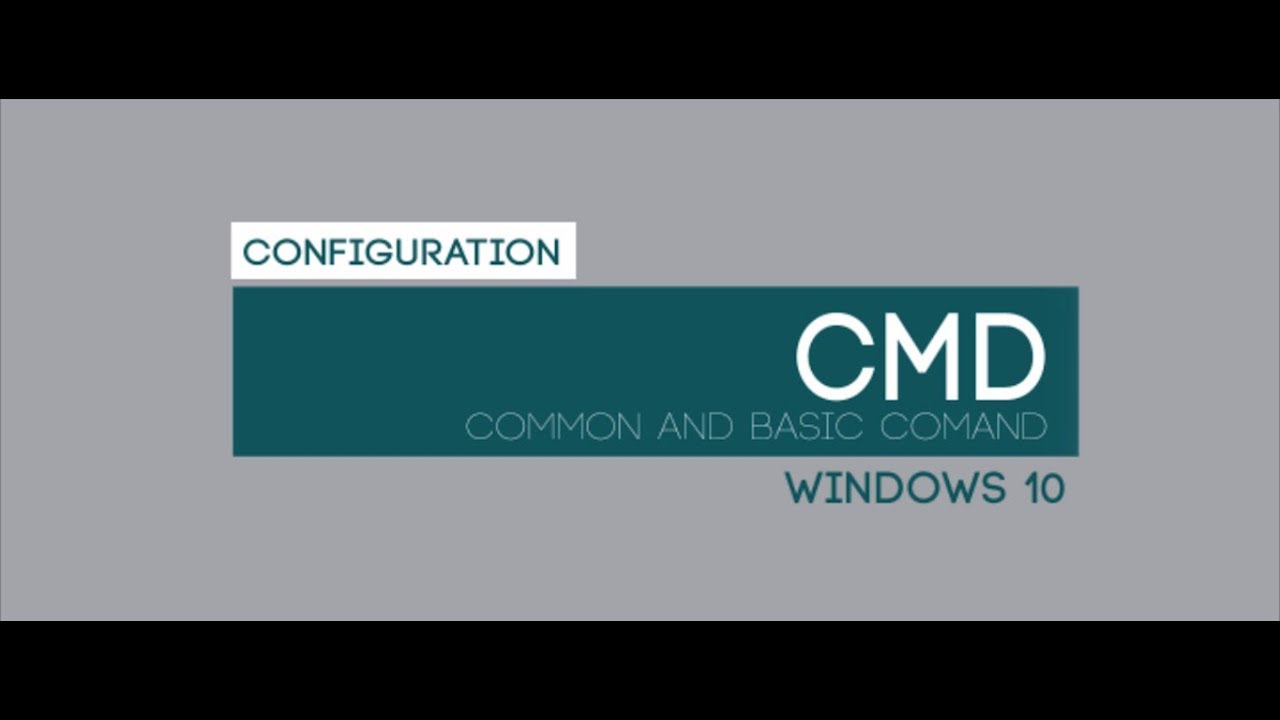 Basic and Common Command CMD (command prompt)