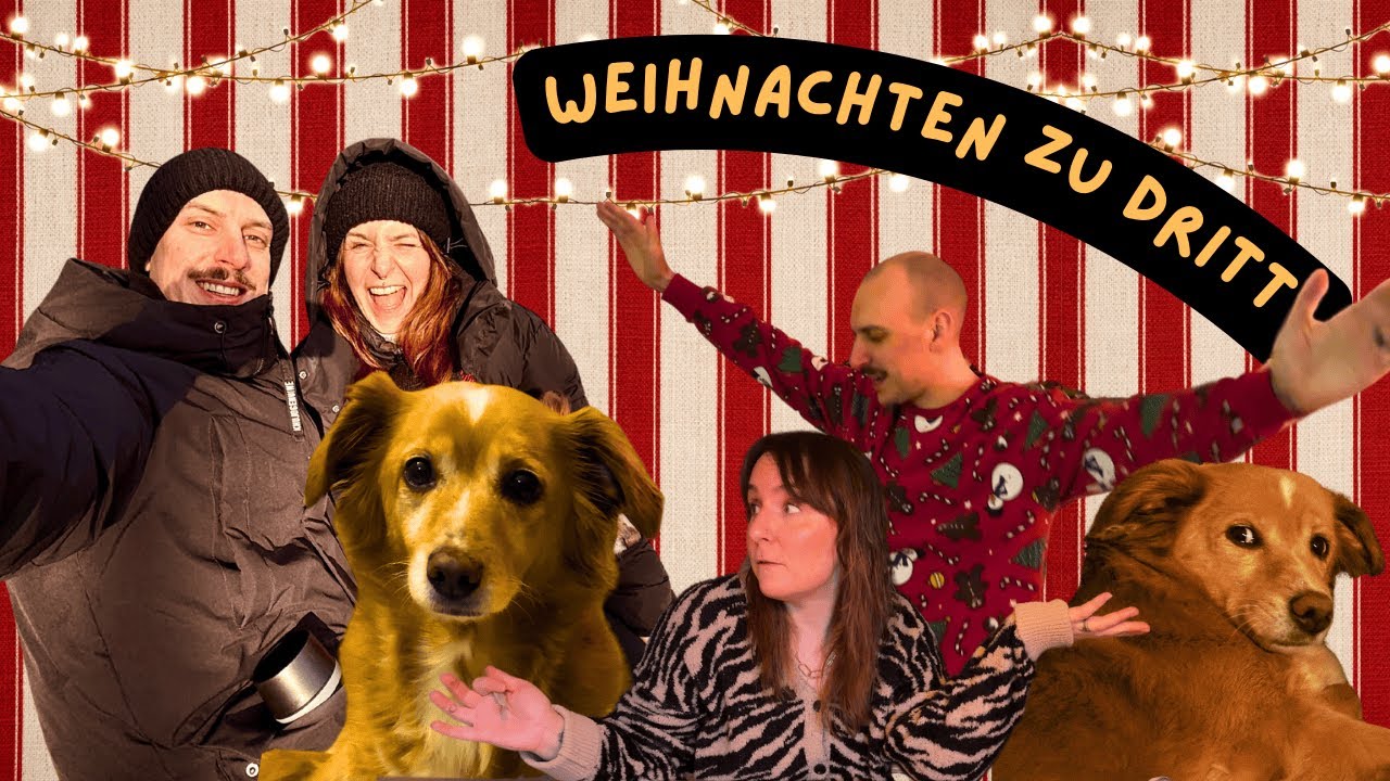 Weihnachten zu dritt: alternativ, vegan, ohne Familie und STRESSFREI