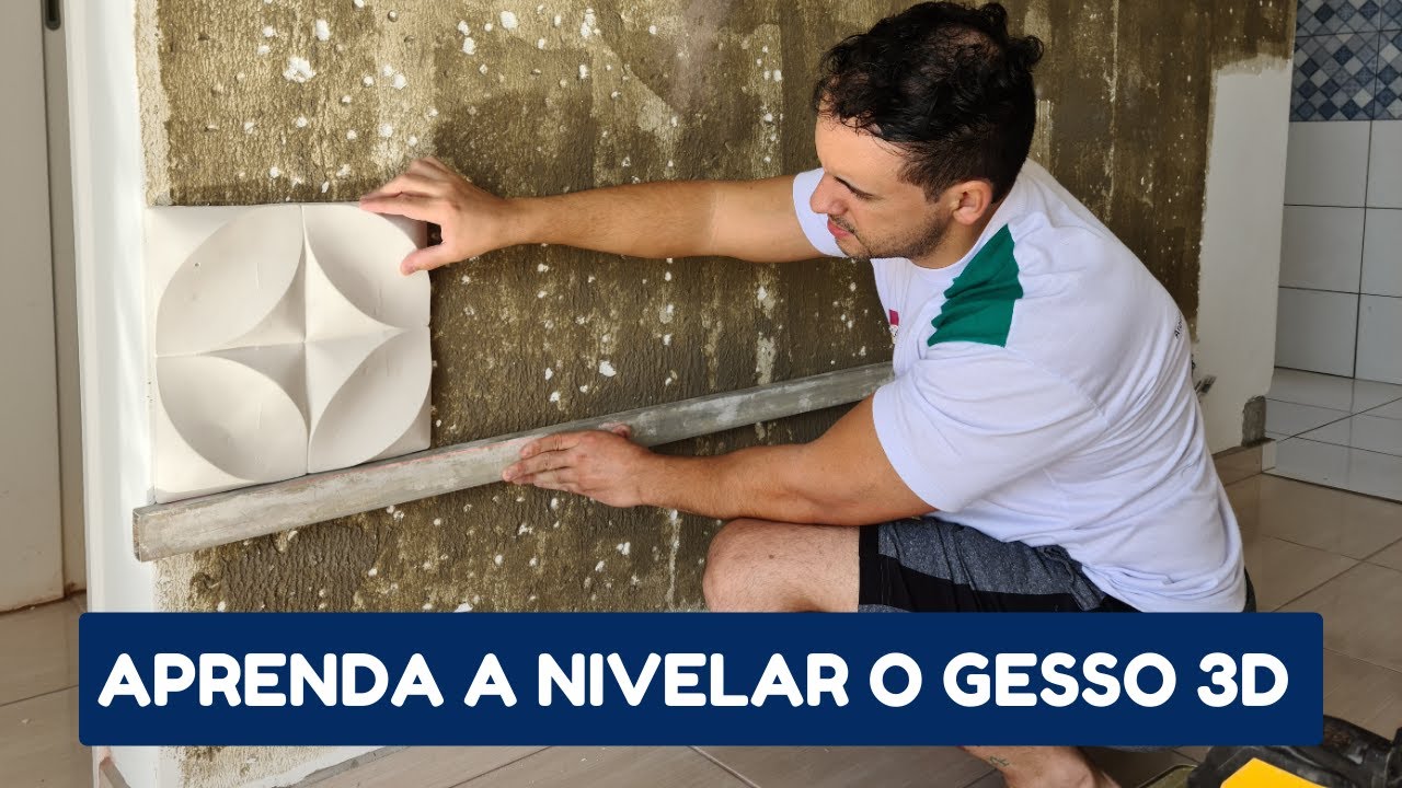 COMO INICIAR A INSTALAÇÃO DO GESSO 3D DA FORMA CORRETA - NÍVEL E PRUMO