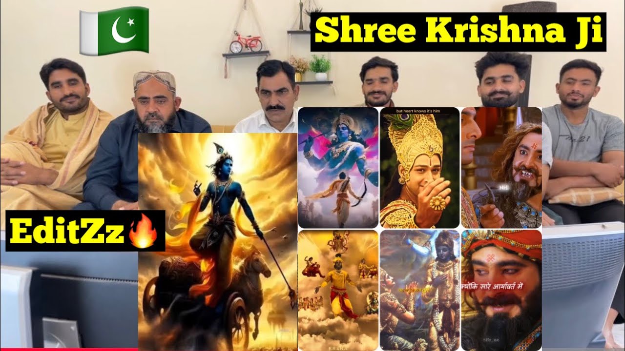 Shree Krishna Jee Most Beautiful EditZz 🔥💪🏻 | Mama Shakunii 🤣 | Mahabhart | Shorts