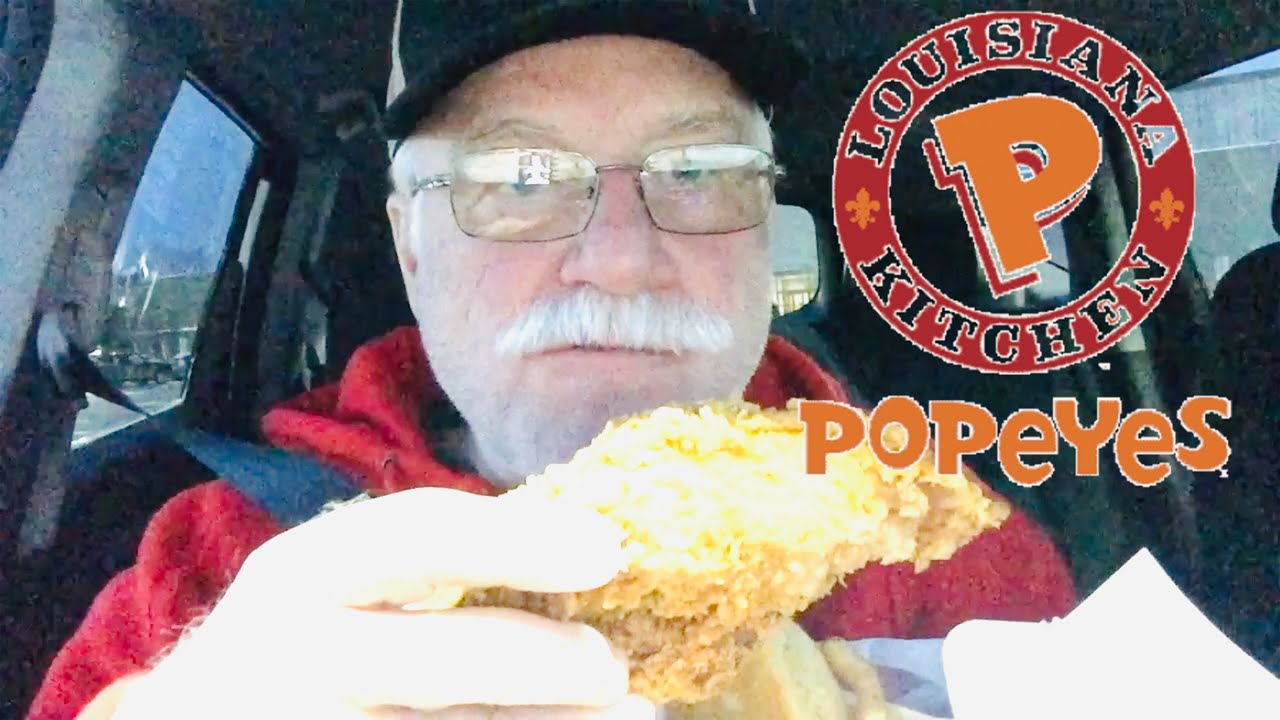 EATING POPEYES CHICKEN