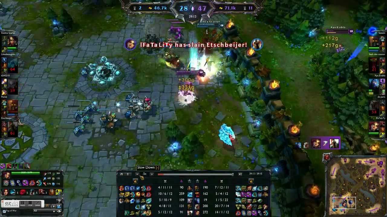 Katarina 1vs5 Pentakill