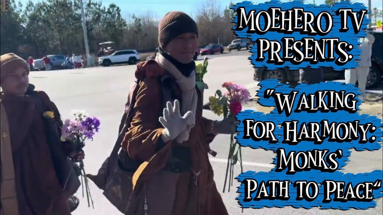 “Walking for Harmony: Monks’ Path to Peace” #walkforpeace #Monks #southcarolina #columbiasc 