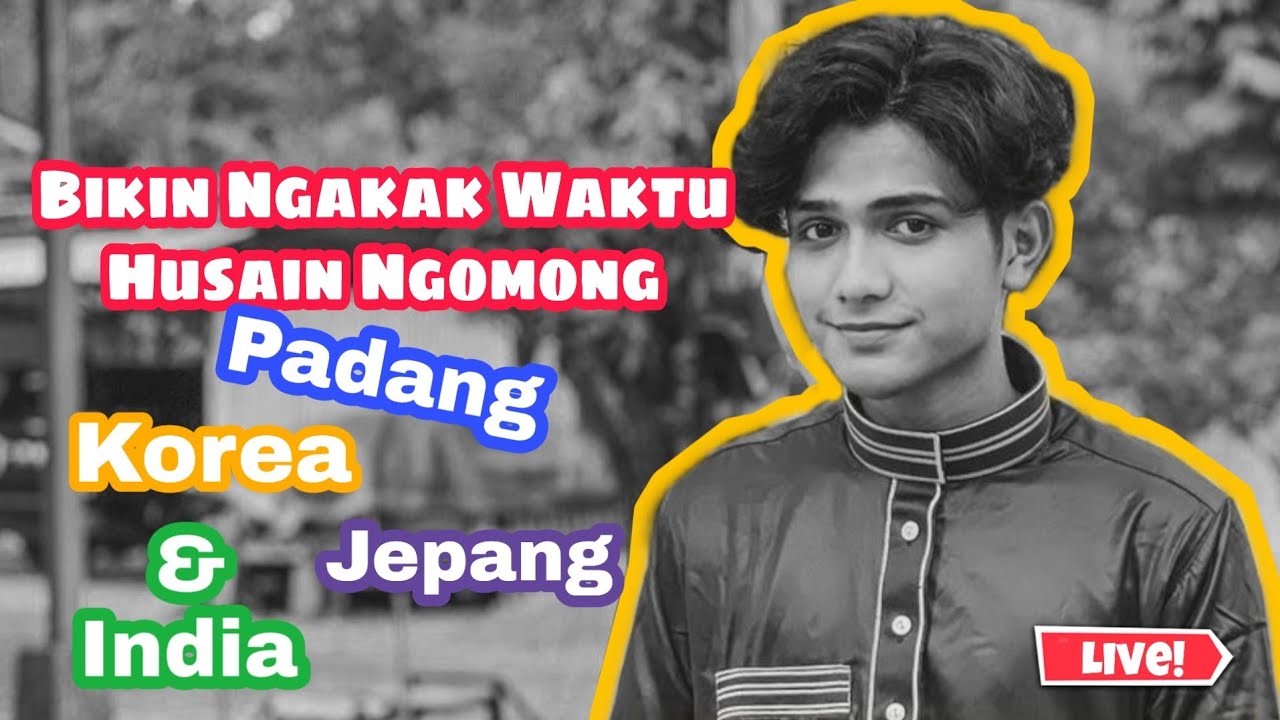 Husain Ngomong Bahasa Madura, Arab, Jawa, Padang, Sunda, Korea, Jepang, India. Live Tiktok Pt II