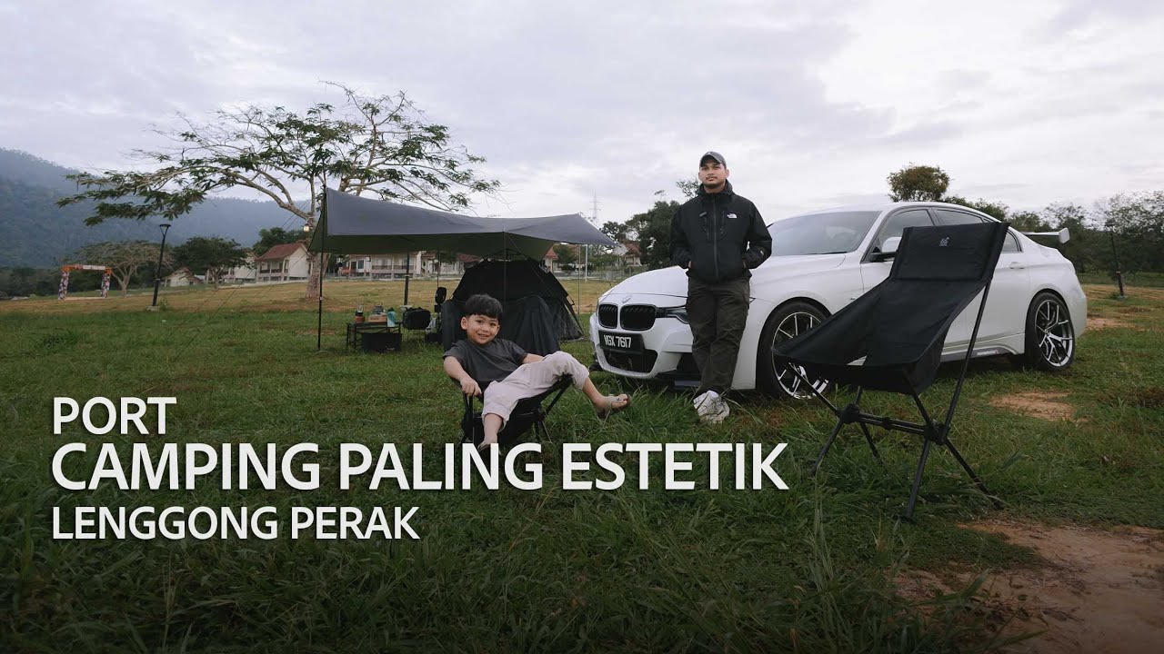 Camping Tengah Tasik! Port camping paling estetik — Ala-Ala Oversea | Resort Tasik Raban