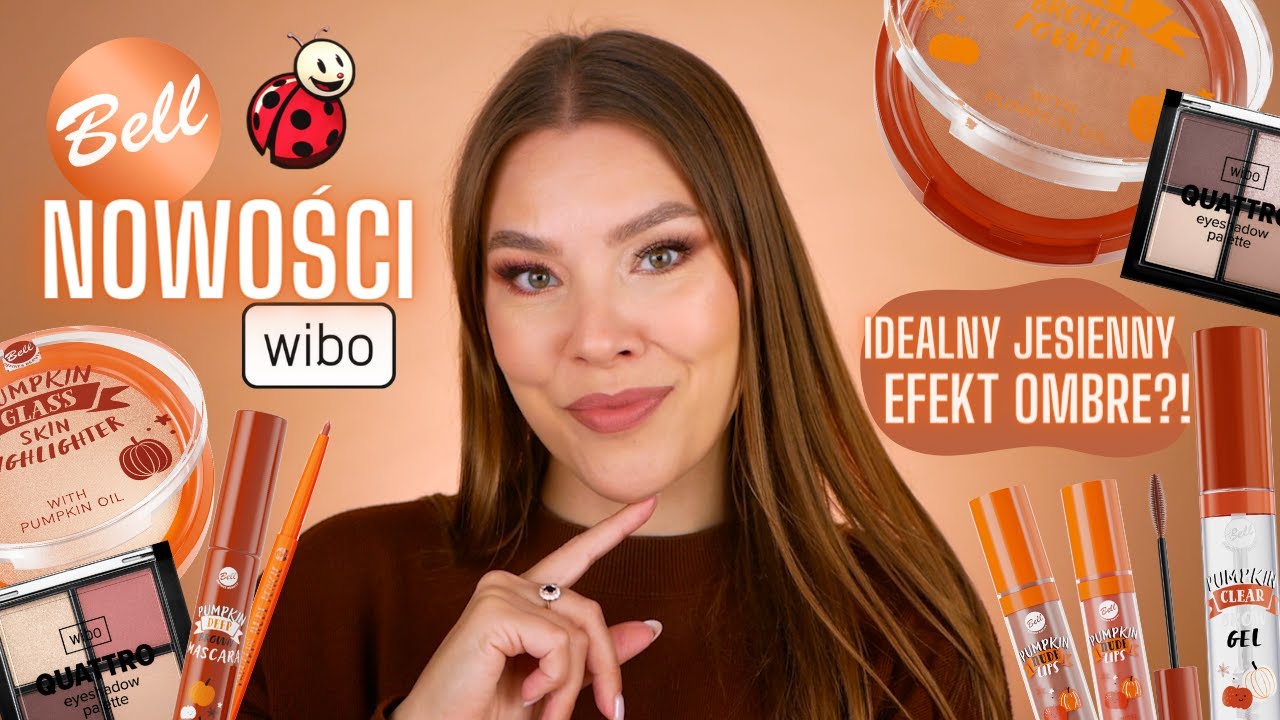 BELL! Kolekcja Pumpkin Spice z BIEDRONKI! 🔥 NOWE paletki QUATTRO od WIBO! Idealny EFEKT OMBRE?! 😮