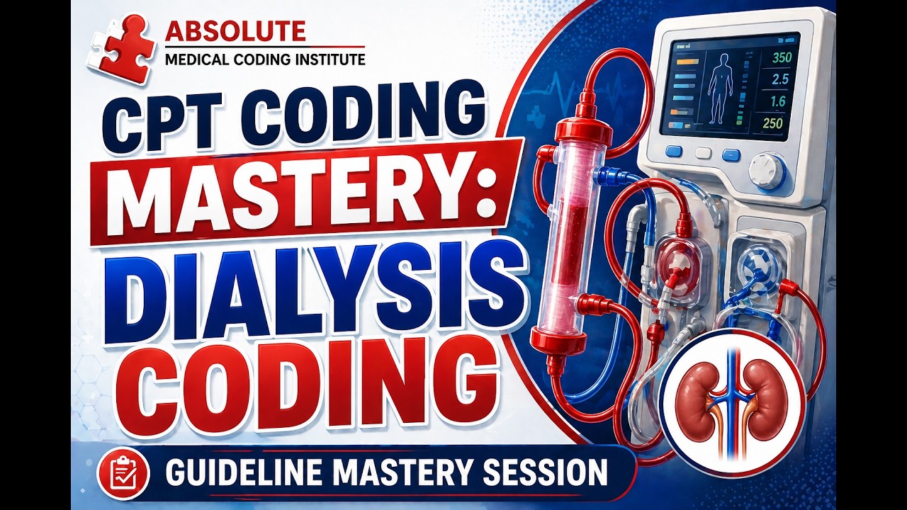 CPT Coding Mastery: Dialysis Coding Explained | AMCI 30 & 30 Lecture AMCI 30-30 -