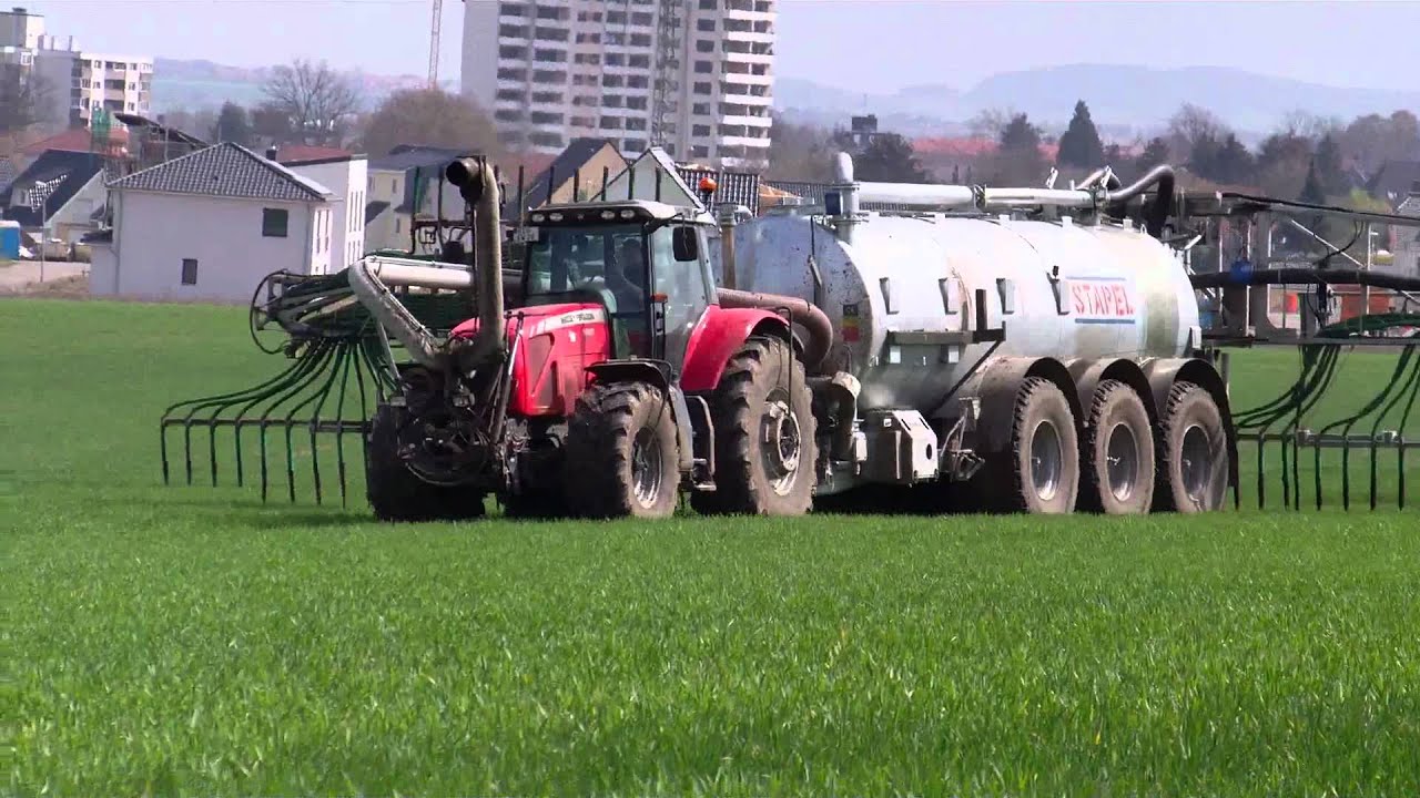 Gülleausbringung 2012 mit Massey Ferguson 8480