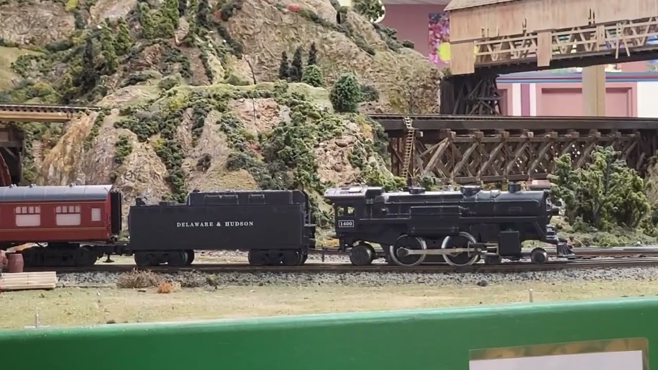 Giant Miniature Train Display at Hobbytown
