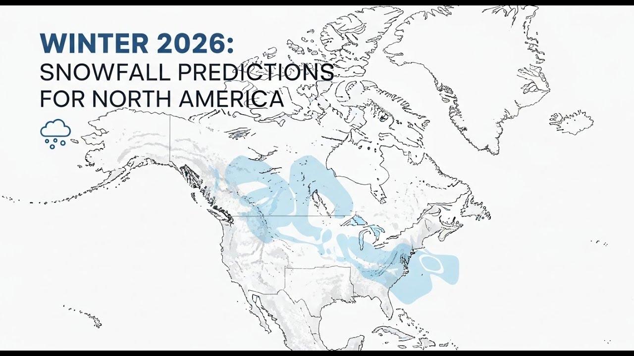 Winter 2026: Snowfall Predictions for North America #Winter2026 #SnowfallPredictions #SnowForecast