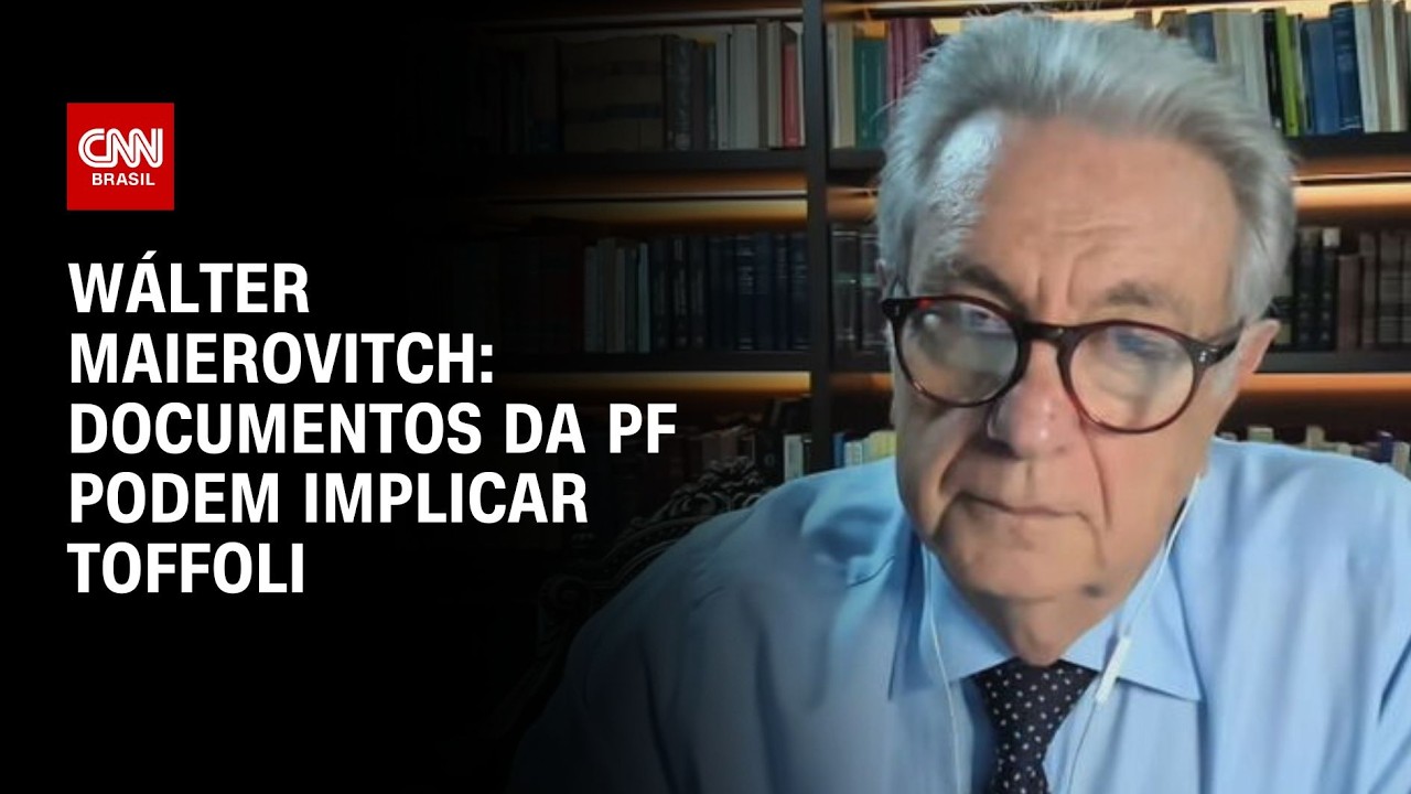 Documentos da PF podem implicar Toffoli, diz jurista Maierovitch | WW