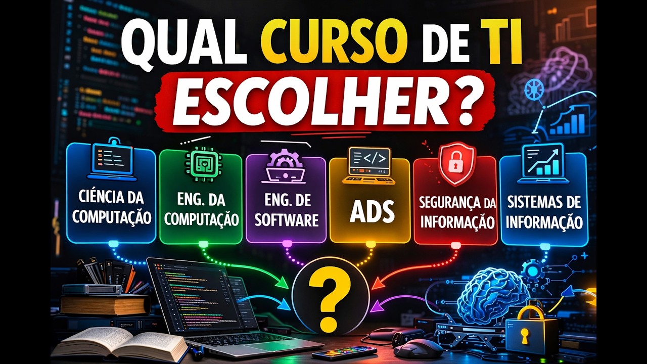 Qual Curso de TI Escolher em 2026? | Ciência da Computação, ADS, Engenharia de Software ou SI?