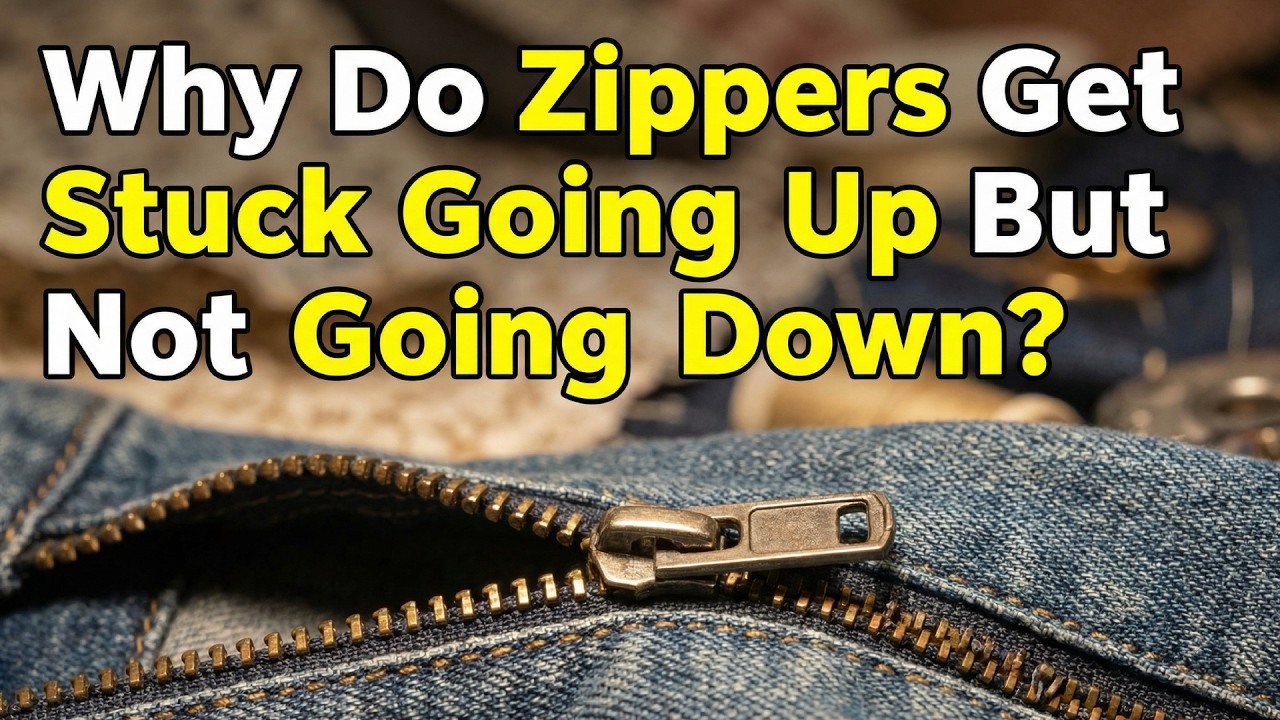 Why Do Zippers Get Stuck Going Up But Not Going Down? The Teeth Alignment Mystery