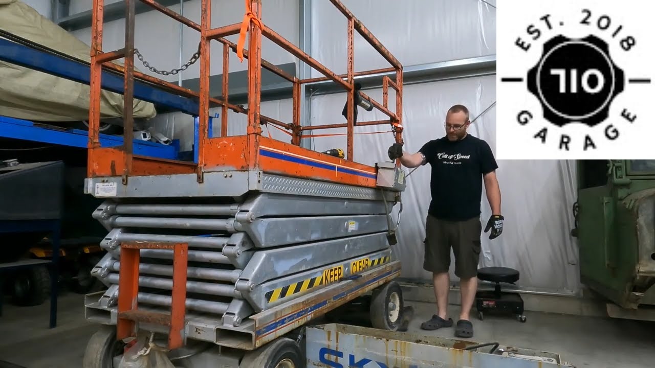 Reviving a Non-Working Scissor Lift: Restoration Journey and Flip Project