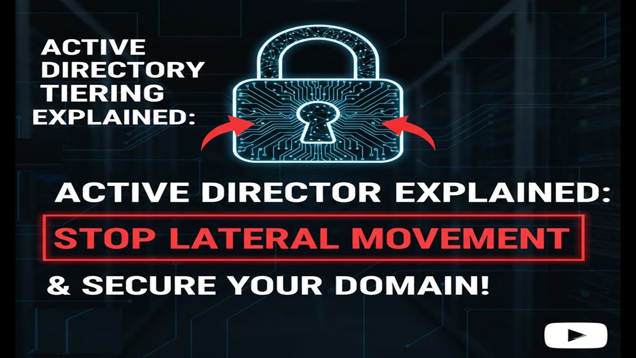 Active Directory Tiering Explained: Stop Lateral Movement & Secure Your Domain!