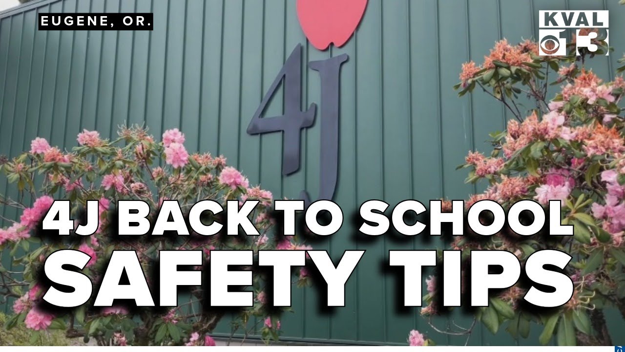SLOW DOWN: Back-to-school traffic tips from Eugene 4J