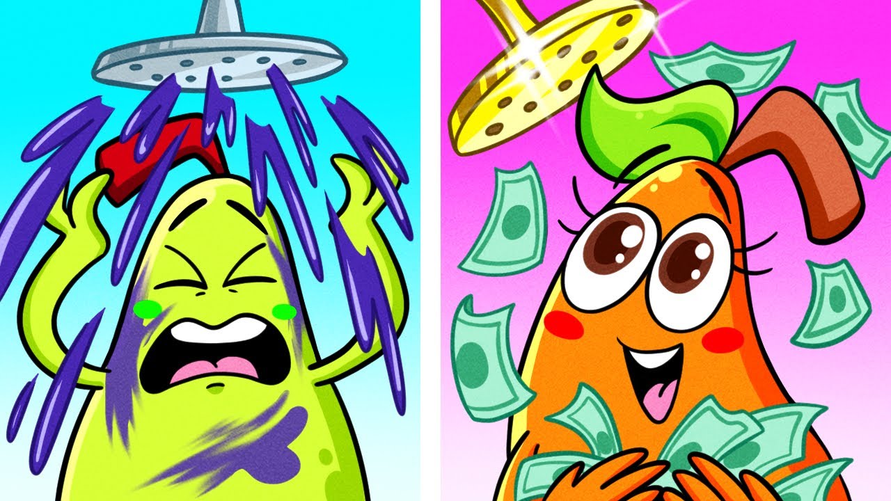 I'm The Most Unlucky Fruit || Best Everyday Fails by Pear Couple