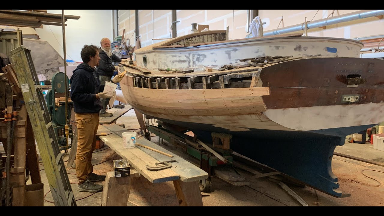 Whiskey plank ceremony on the CATBOAT 2021