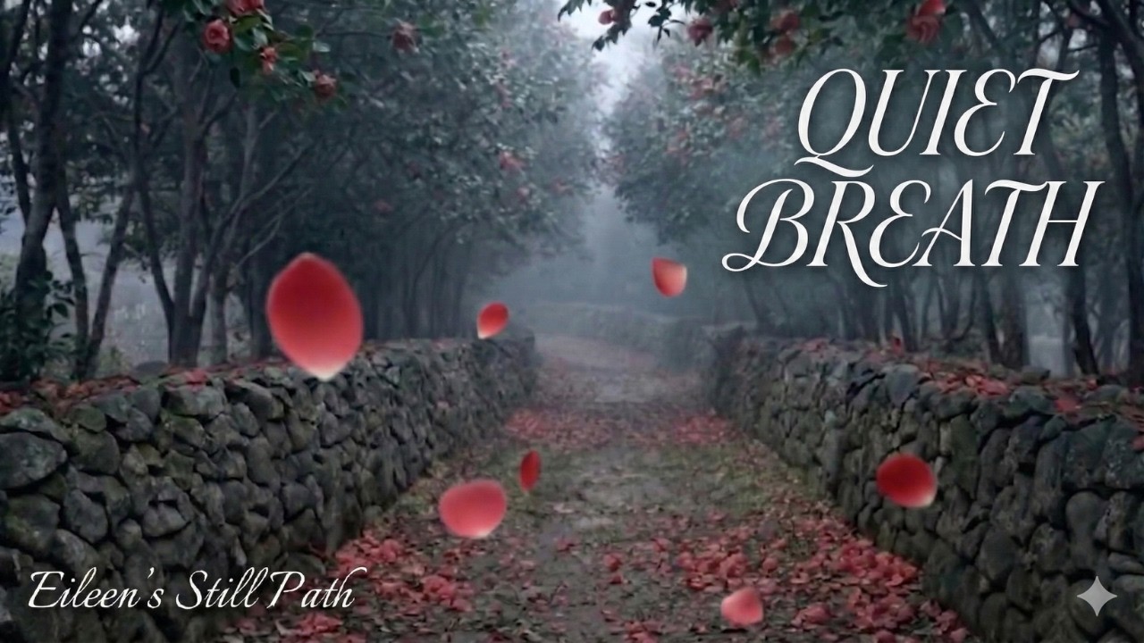 Stillness: Quiet Breath in the Red Camellia Garden for Overthinking Relief🌺(Spring Vol.10-1)