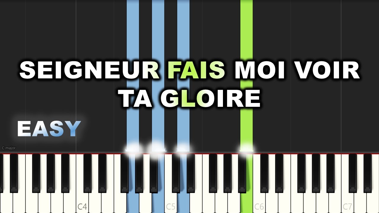 Ô Vives - Seigneur Fais Moi Voir Ta Gloire | EASY PIANO TUTORIAL BY Extreme Midi