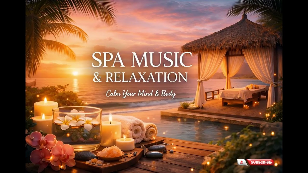 Deep Spa Relaxation Music 🌿 2 Hours of Calming Ambient Sounds | Stress Relief, Massage, Sleep (4K)
