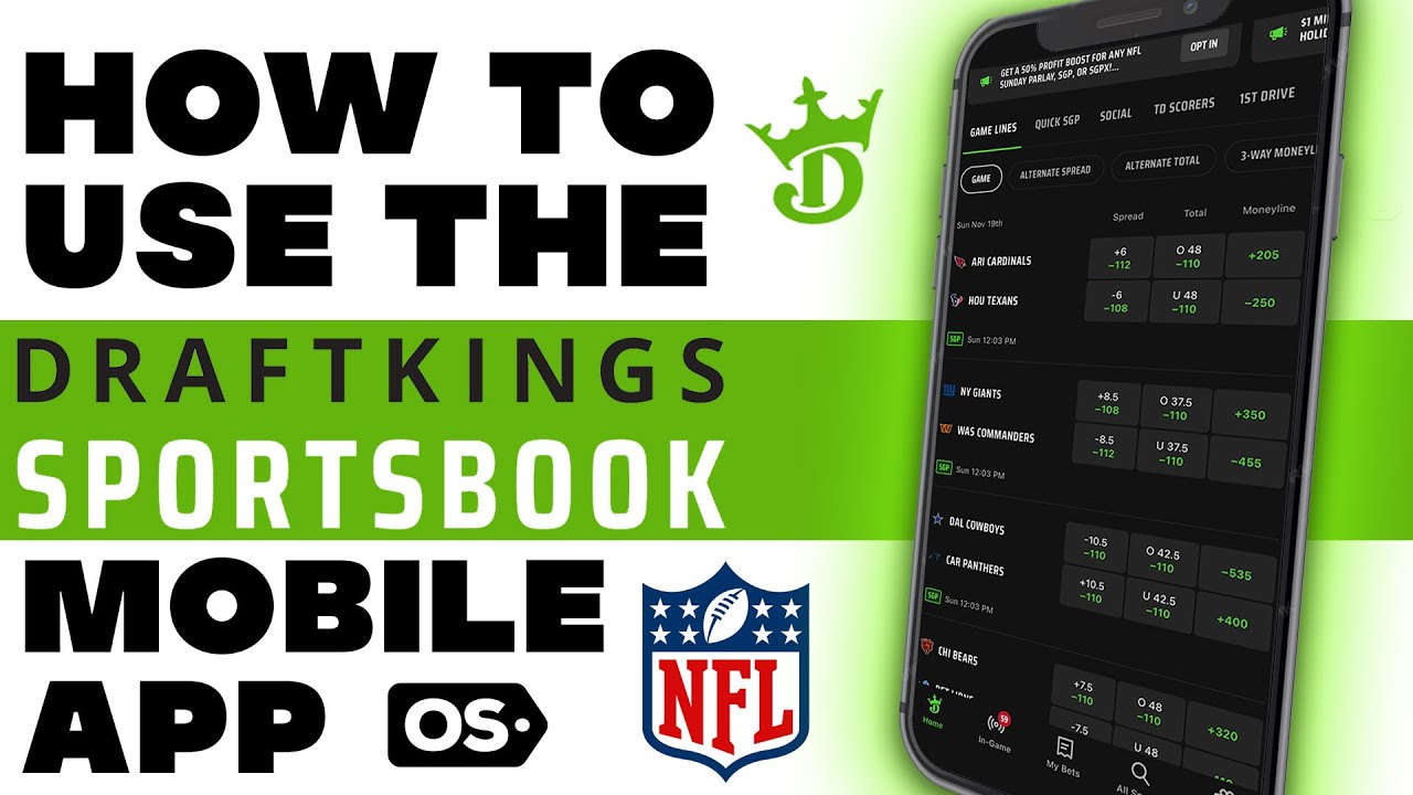 How to Bet NFL on the DraftKings Sportsbook App | Free DraftKings Promo Code