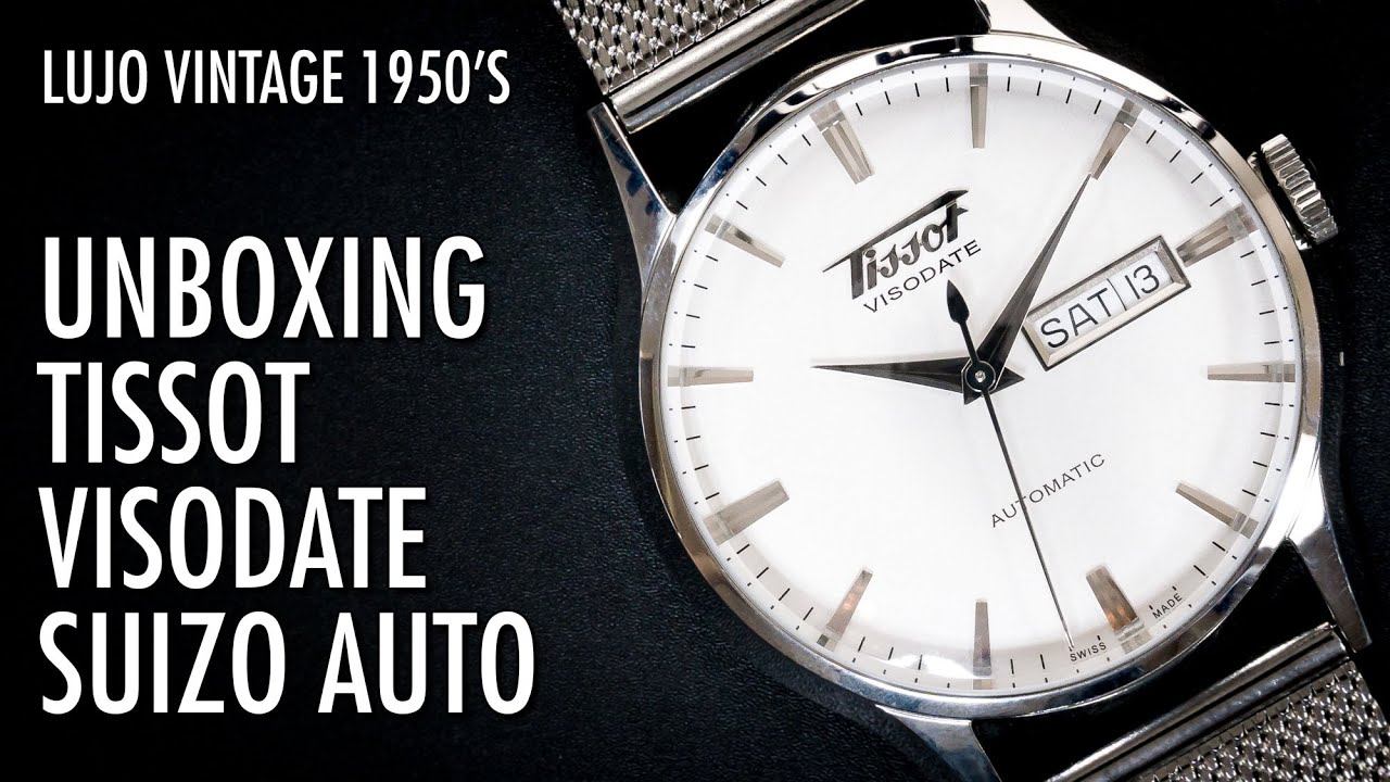 Unboxing Tissot Visodate Suizo Automático Reloj de Vestir en Español
