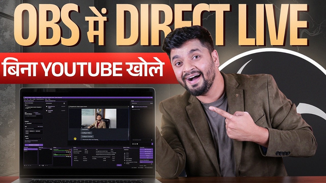 How to Go Live on YouTube with OBS Without Stream Key (2025 Guide)