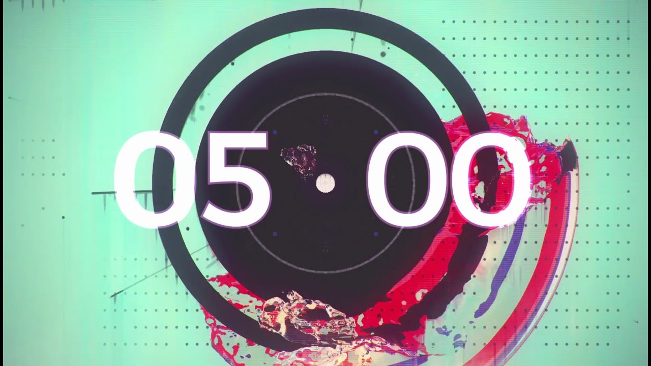 5:00 Minute Countdown Timer w/ music FREE DOWNLOAD HD