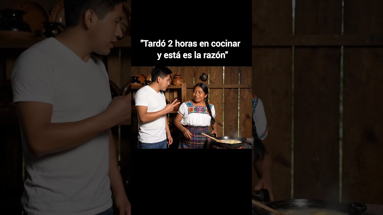 El nieto descubri&oacute; la verdad de por qu&eacute; su abuela se demoraba tanto. #abuela #nieto #abuelaynieto