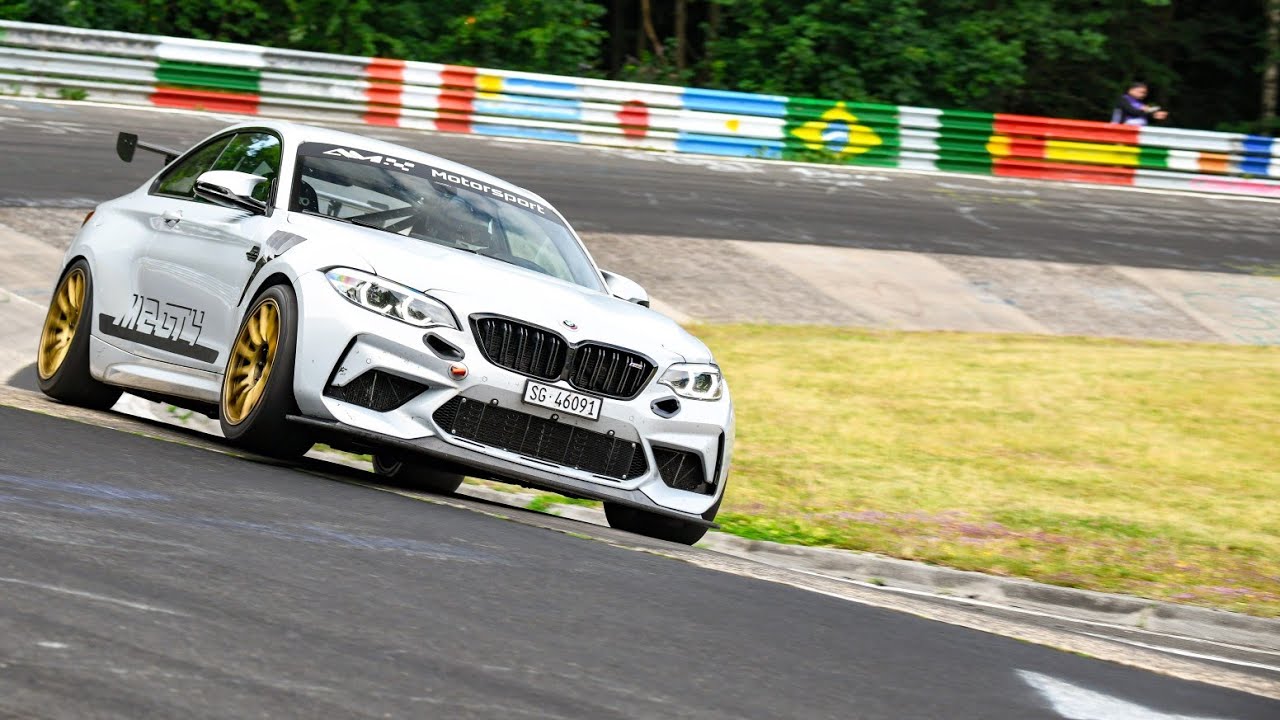 BMW M2 Competition - N&uuml;rburgring Nordschleife - Intrax Suspension - Fast Lap with Traffic - GPS Spee