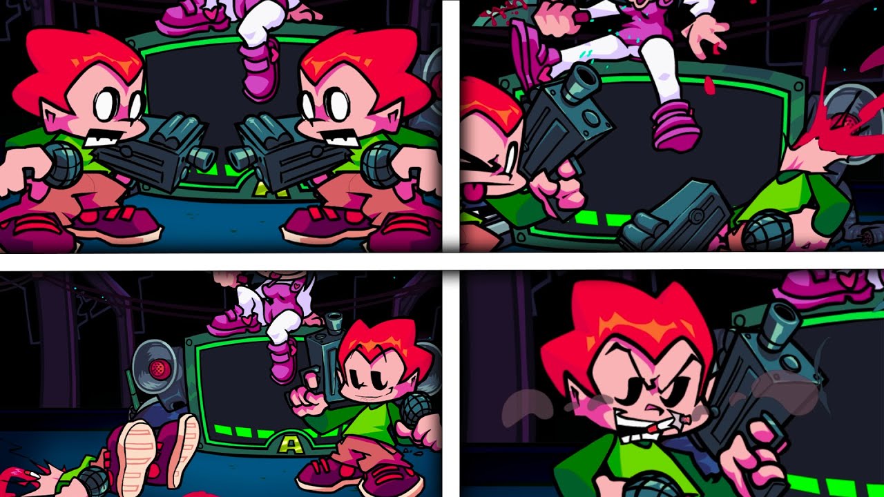 Pico Meets Pico ALL ENDINGS || FNF New Update (Friday Night Funkin')