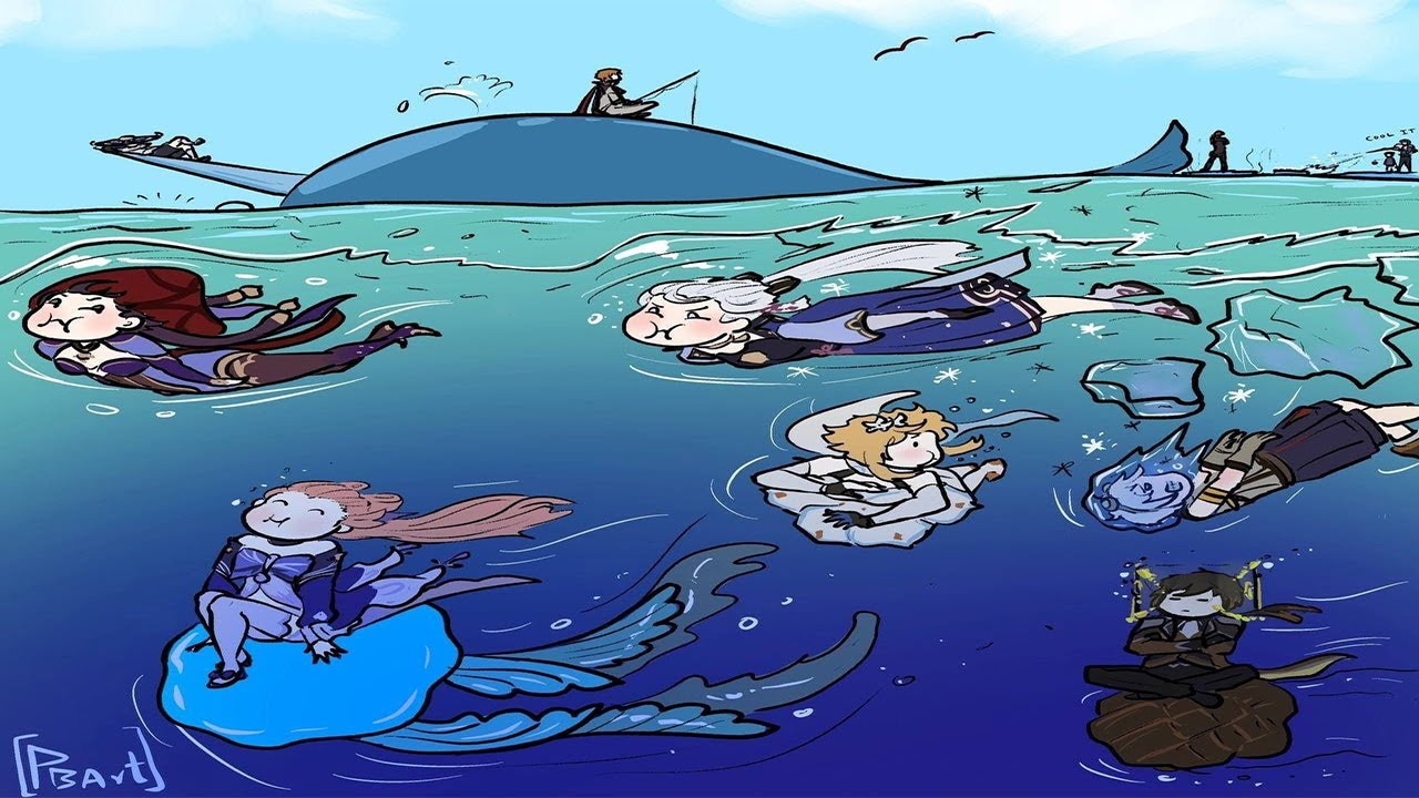 РЖАЧНАЯ ПОДБОРКА ИЗ ТИК ТОКА ПО ГЕНШИНУ (Ренесса́нс) [Genshin Impact]№11