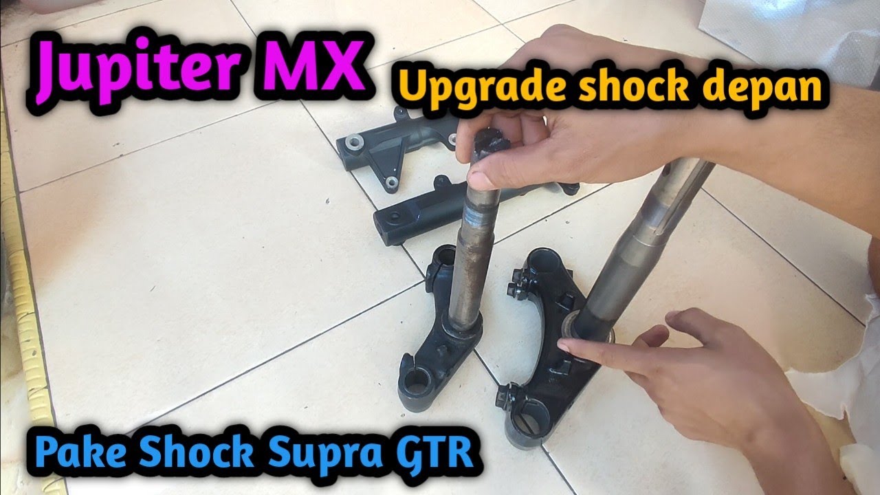 Jupiter Mx Upgrade shock depan pakai || Supra GTR ||