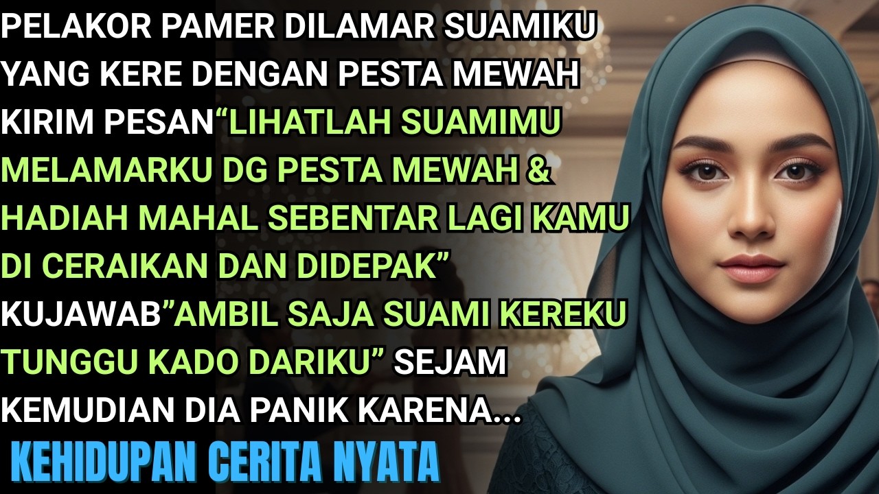PLAKOR PAMER DILAMAR SUAMI KEREKU DG PESTA MEWAH&BERLIAN MAHAL-DIA TK TAHU SUAMI HANYA NUMPANG HIDUP