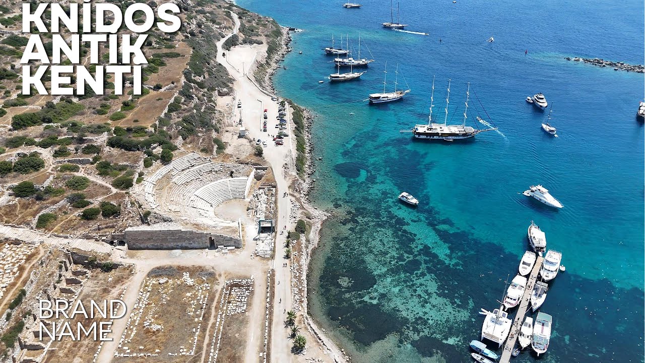 KNİDOS ANTİK KENTİ- DATÇA - MUĞLA - 4K - #doğa #kamp #MUĞLA #drone @rotaaolusturuldu