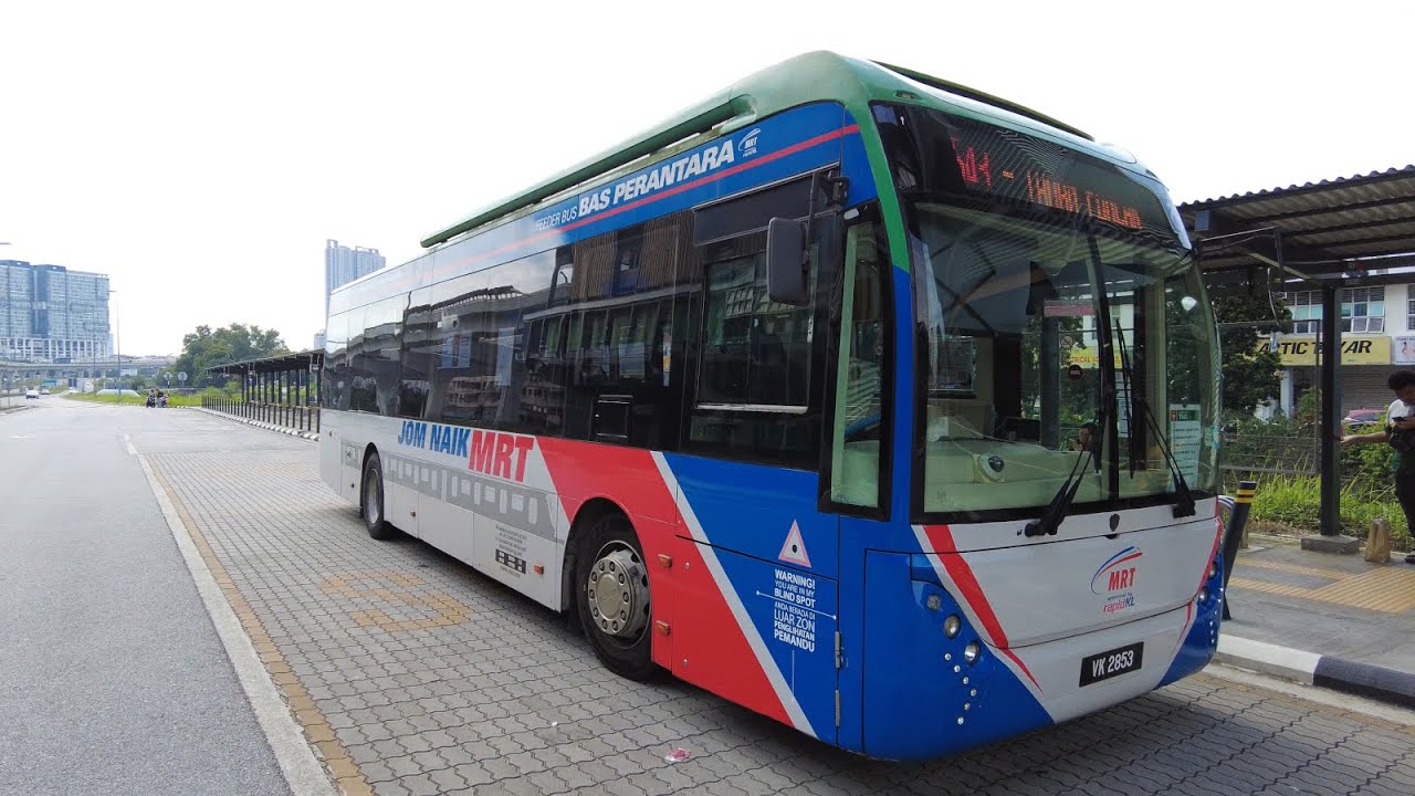 VK2853 at Bus Stops | MRT Corp x MRT Feeder Bus Scania K250UB