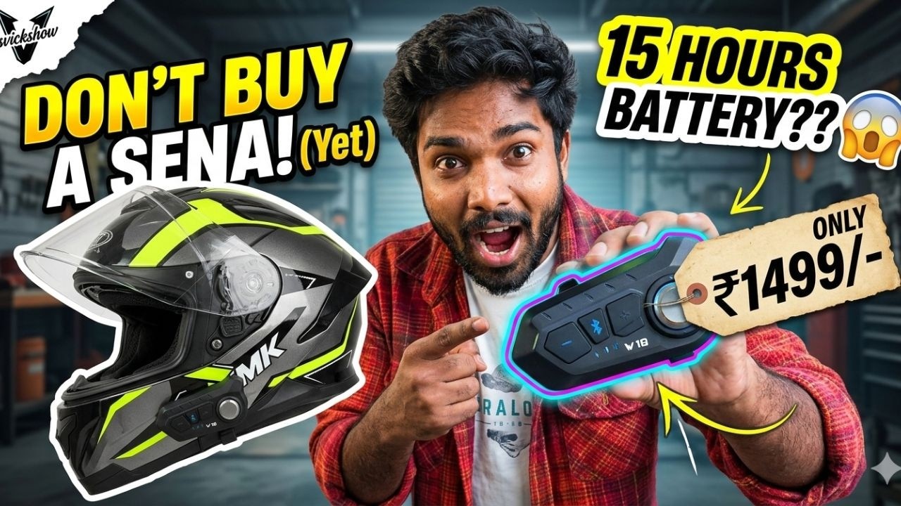 Budget Riders Must Watch! Helmet Bluetooth Under ₹1500 🔥 Full Review