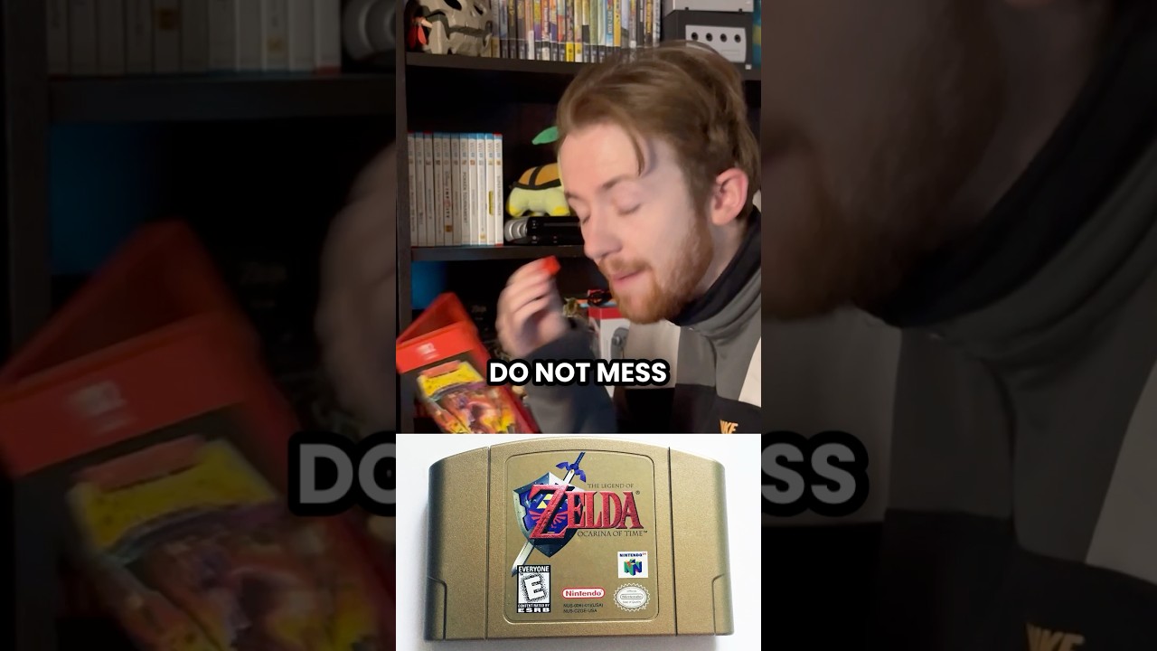 Золотой картридж Switch 2 для Ocarina of Time Remake