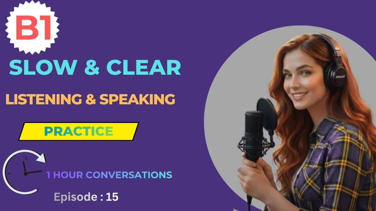 B1 English Listening Practice | Real English Conversations | Improve Fluency in 1 Hour
