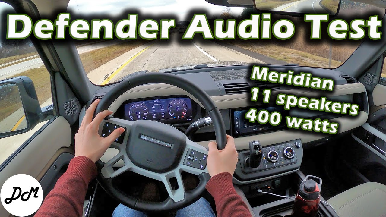 Обзор аудиосистемы Meridian с 11 динамиками для Land Rover Defender 2020 года | Apple CarPlay и A...