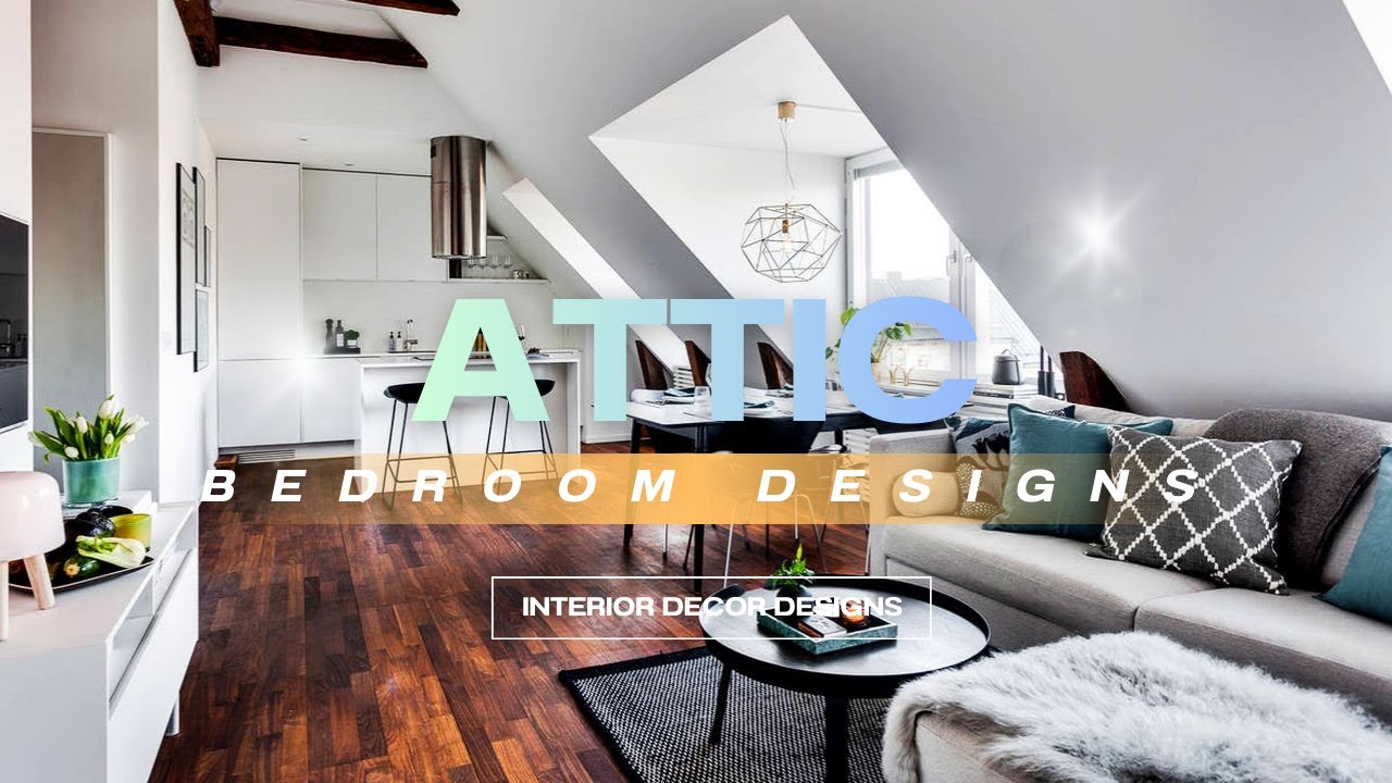 CHARMING! ATTIC BEDROOM DESIGN IDEAS | ATTIC MAKEOVER: HOW TO DESIGN LUXURY BEDROOM UNDER THE ROOF
