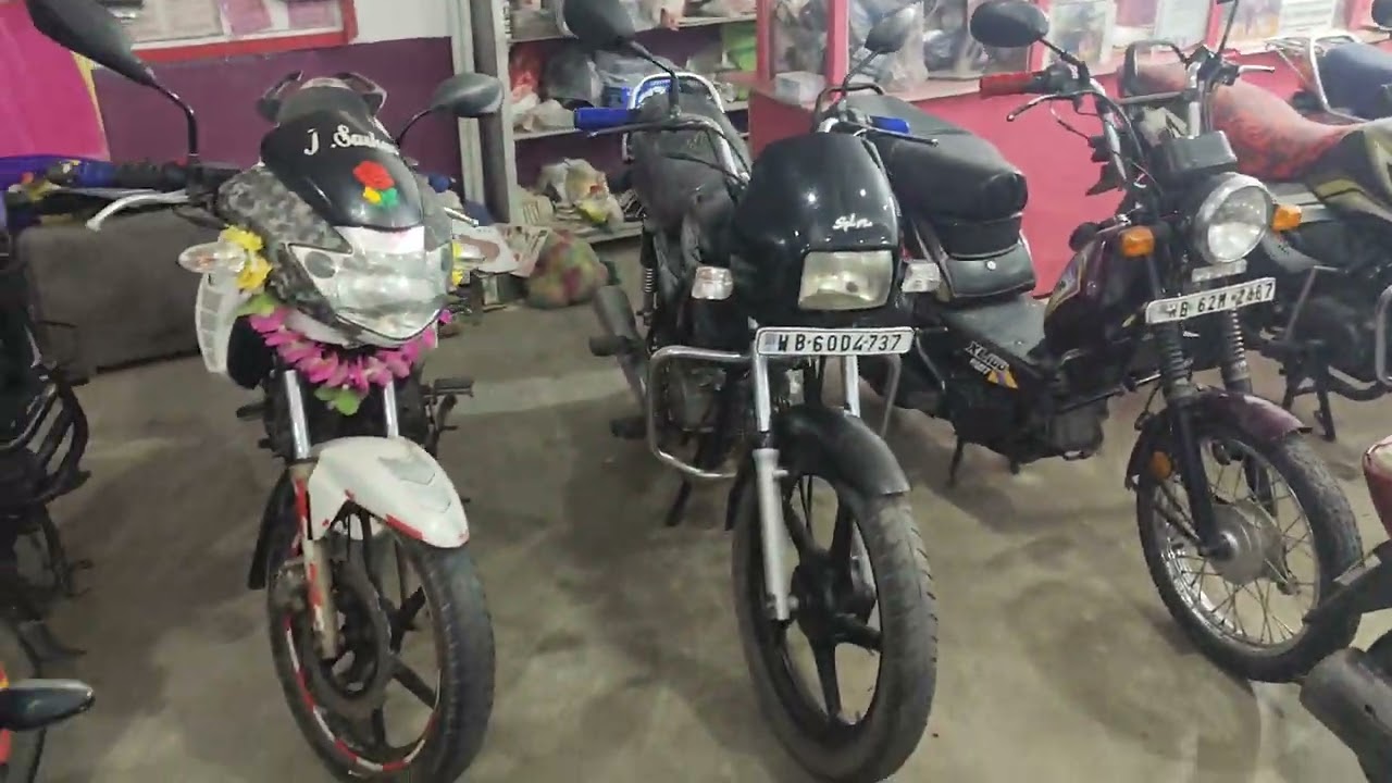 Today Stock in my Showroom Old Scooty & Bike 