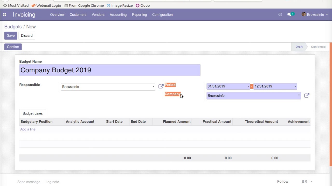 How to Manage Analytic Accounts Budgets | Odoo Apps Feature #Analytic #odoo16 #odooaap