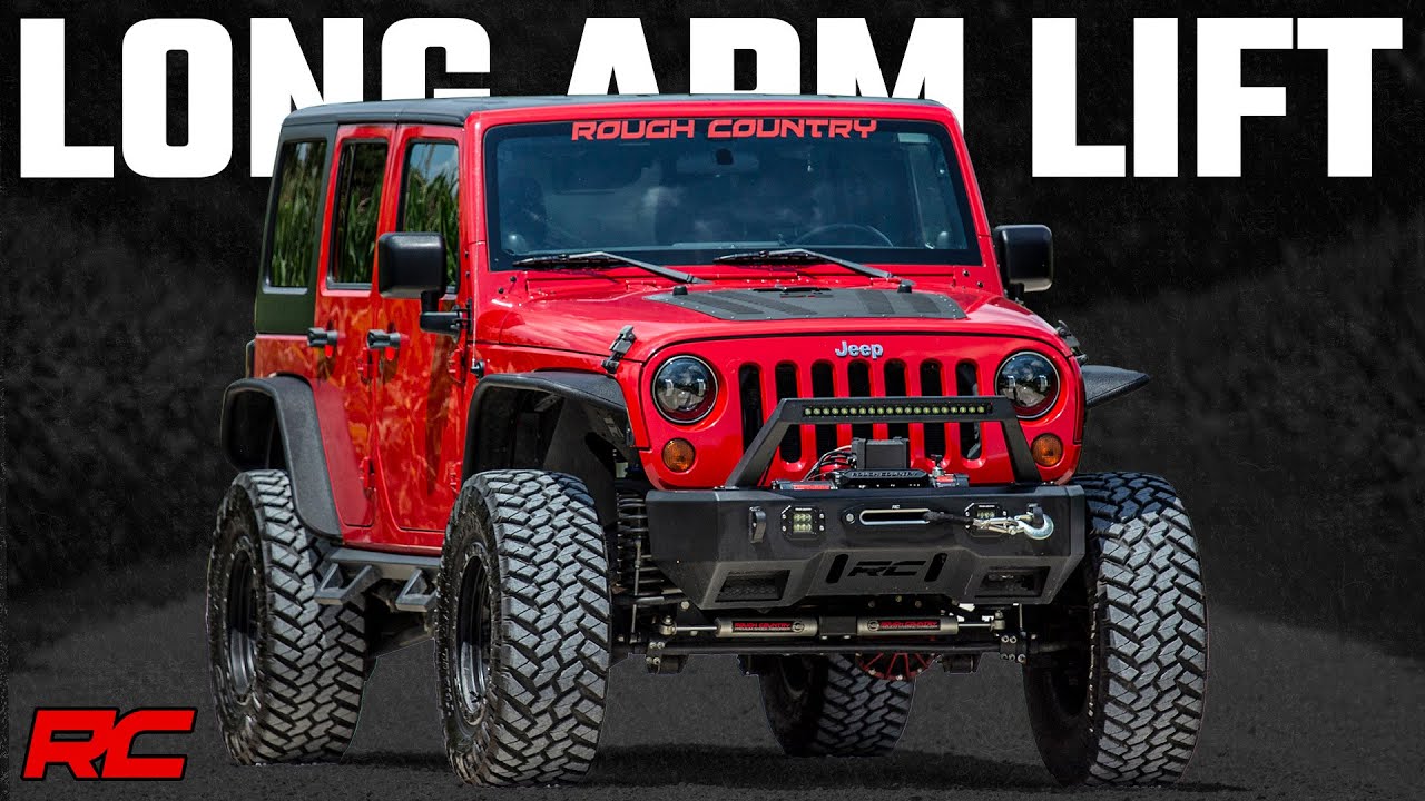 Jeep Wrangler JK 4 inch Long Arm Kit by Rough Country
