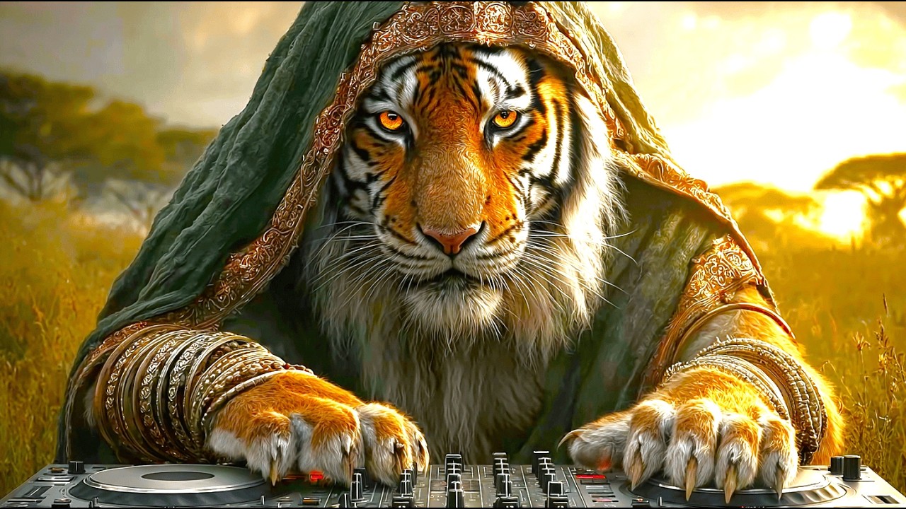 Tiger DJ – Melodic Techno Sunset Ritual | Hypnotic Tribal Set 2026 🐅🔥