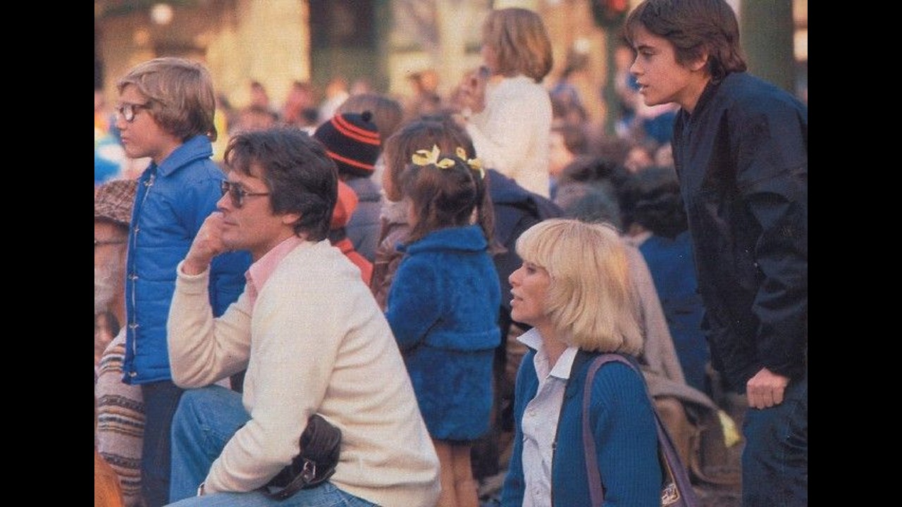 Alain Delon Mireille Darc 1979 At Disneyland